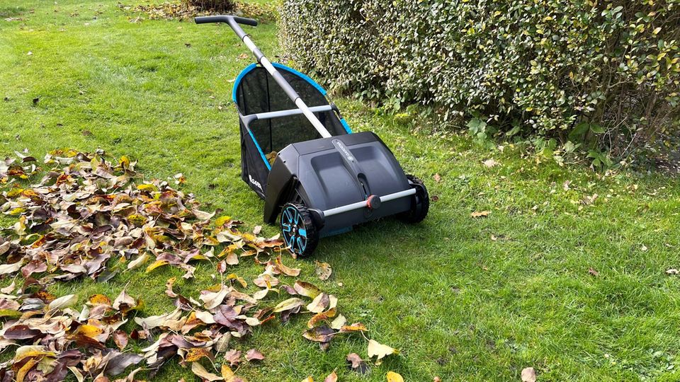 Der Gardena Laubsammler im Test