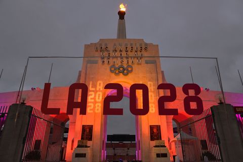 Schon am ersten Wettkampftag soll es im Los Angeles Memoral Coliseum bei den Frauen um Gold über 100 Meter gehen. (Archivfoto) F