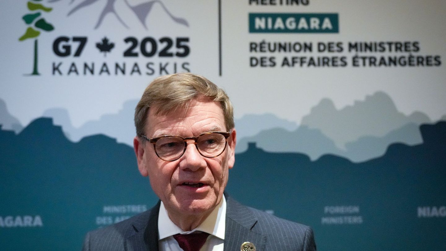 Außenminister Johann Wadephul (CDU) äußert sich am Rande des Treffens der Außenminister der G7-Runde wirtschaftsstarker Demokrat