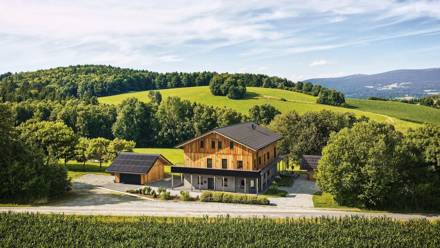 Dieses Architektenhaus hat ein Berliner gewonnen. Foto: -/Traumhausverlosung/dpa