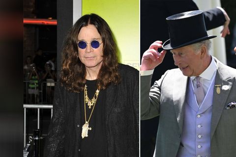 Der eine ist König von Großbritannien, der andere auf ewig der Prinz der Finsternis: Ozzy Osbourne (l.) und König Charles.