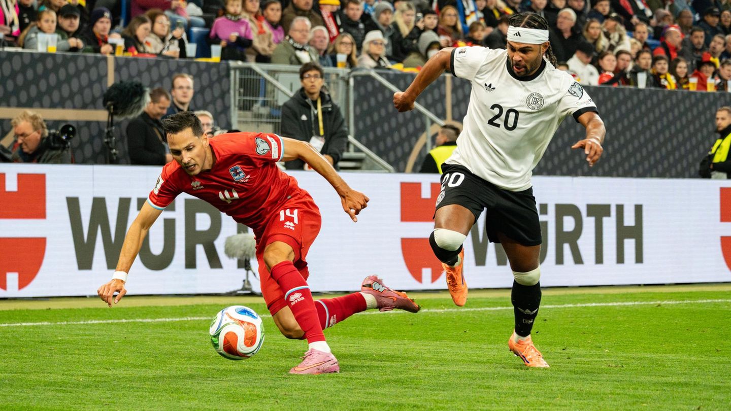 Szene aus dem Spiel der DFB-Elf gegen Luxemburg vom Oktober 2025 in Sinsheim
