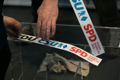 Logos der Koalitionsparteien