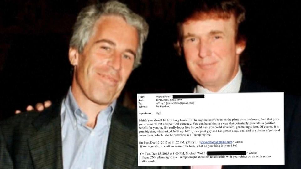 Neu veröffentlichte Epstein-Mails belasten US-Präsident Trump