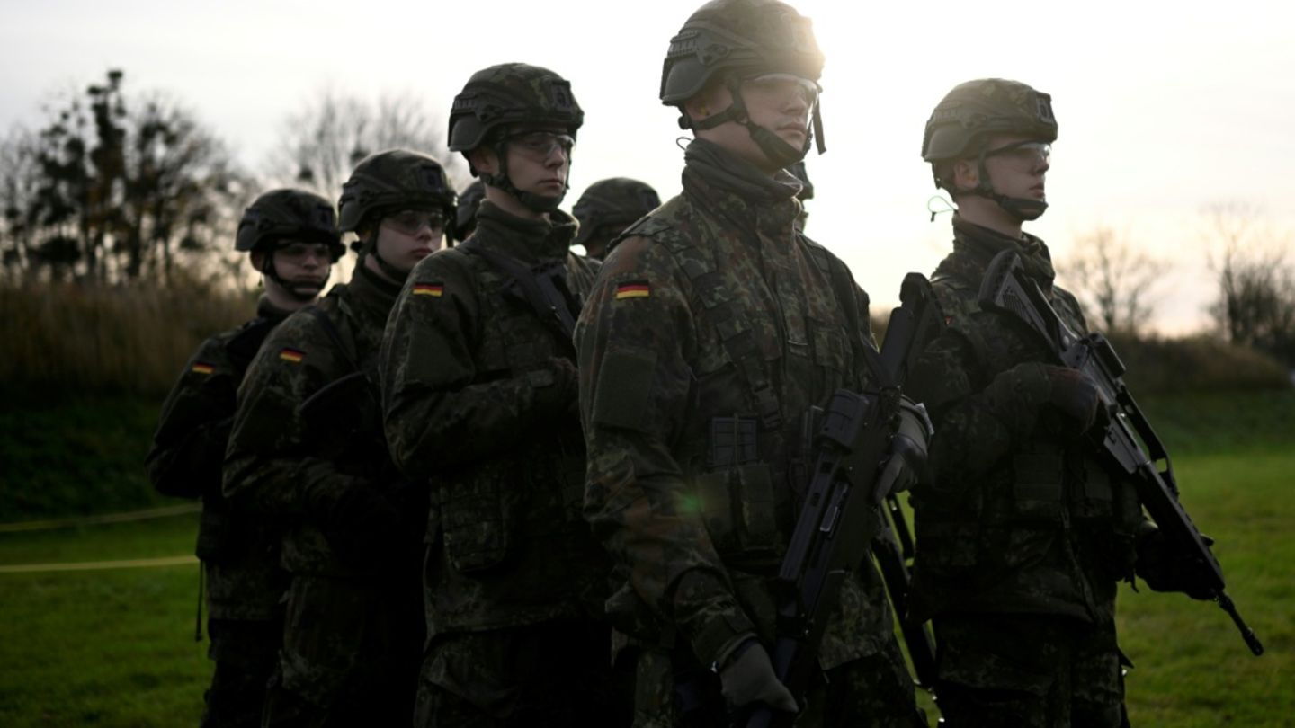 Soldaten in Kaserne Ahlen