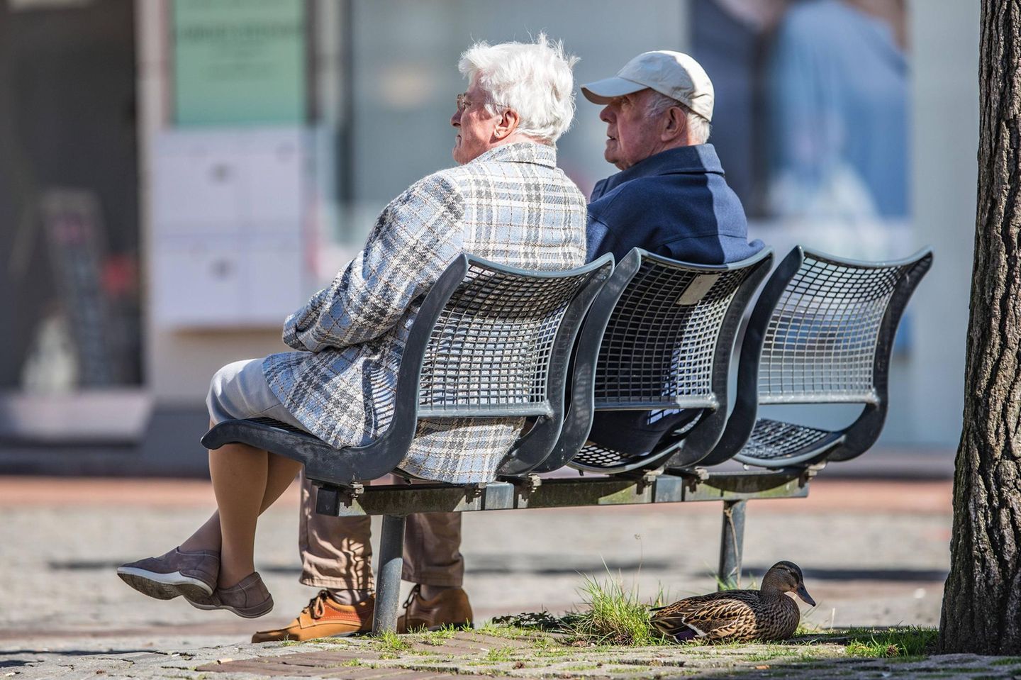Italien: Rentner auf einer Bank (Symbolbild)