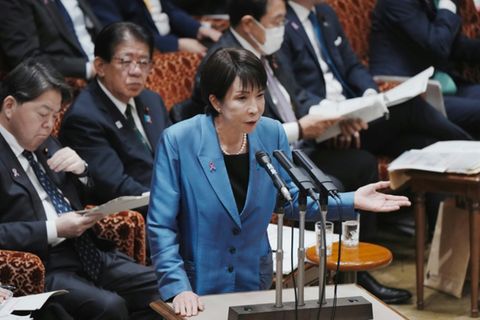 Japans Regierungschefin Sanae Takaichi