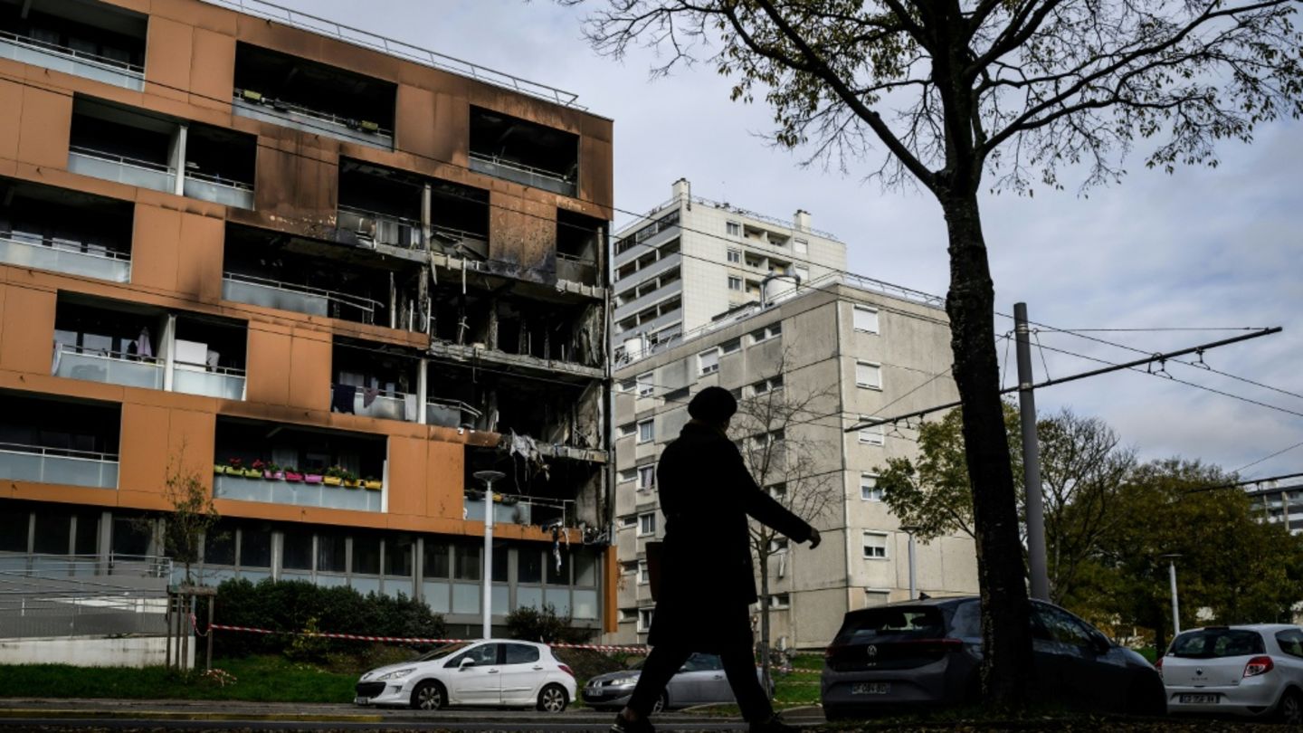 Ausgebrannte Wohnungen in Lyon