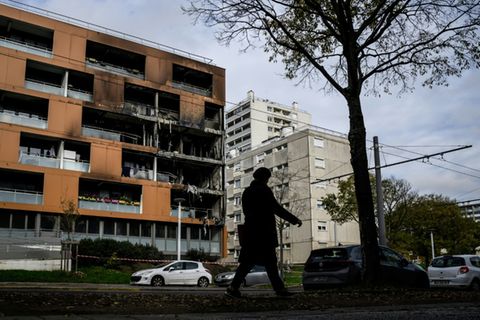 Ausgebrannte Wohnungen in Lyon