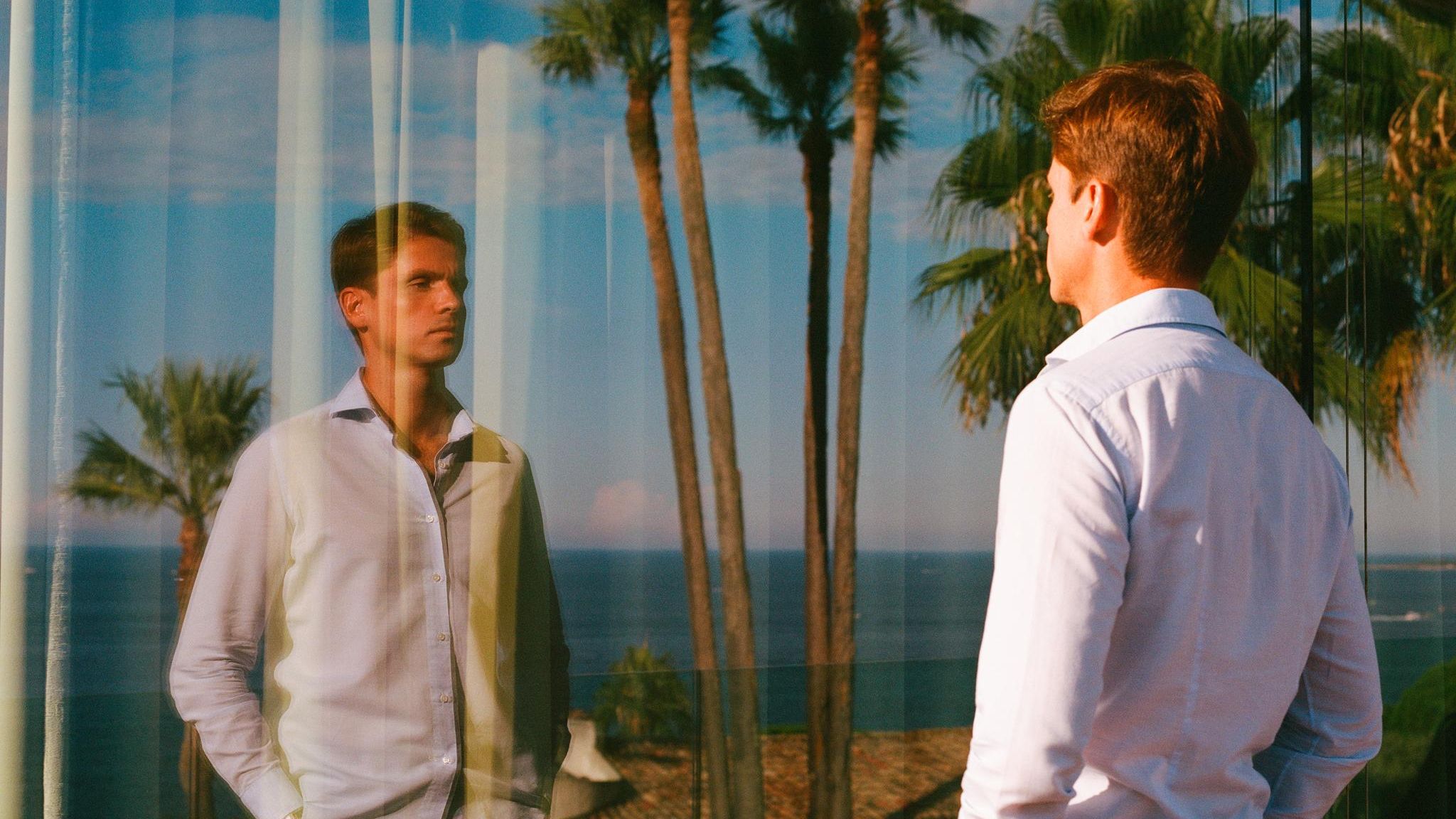 Christopher Eppinger in Cannes, wo er eine 14 Mio. Euro teure Hausrenovierung beaufsichtigt