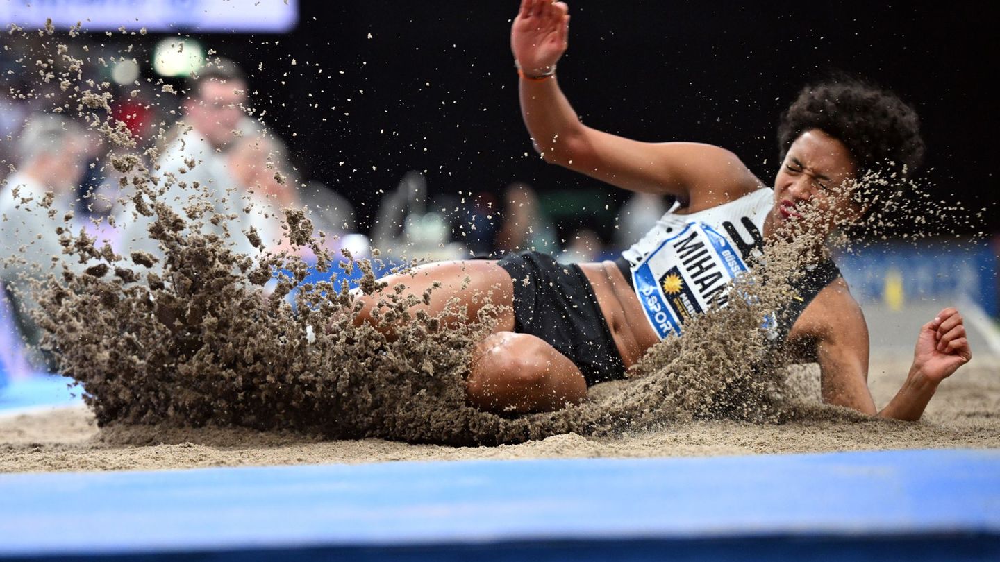 Weitspringerin Malaika Mihambo geht zum sechsten Mal in Düsseldorf an den Start. (Archivfoto) Foto: Federico Gambarini/dpa