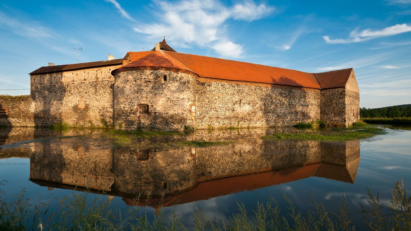 Die Wasserburg Švihov, Tschechien