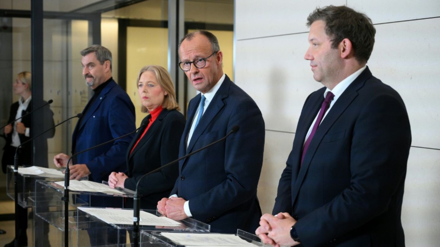 Koalitionsspitzen nach Beratungen