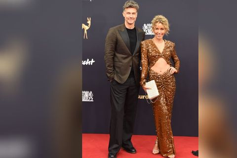 Wayne und Annemarie Carpendale genossen den gemeinsamen Bambi-Abend.