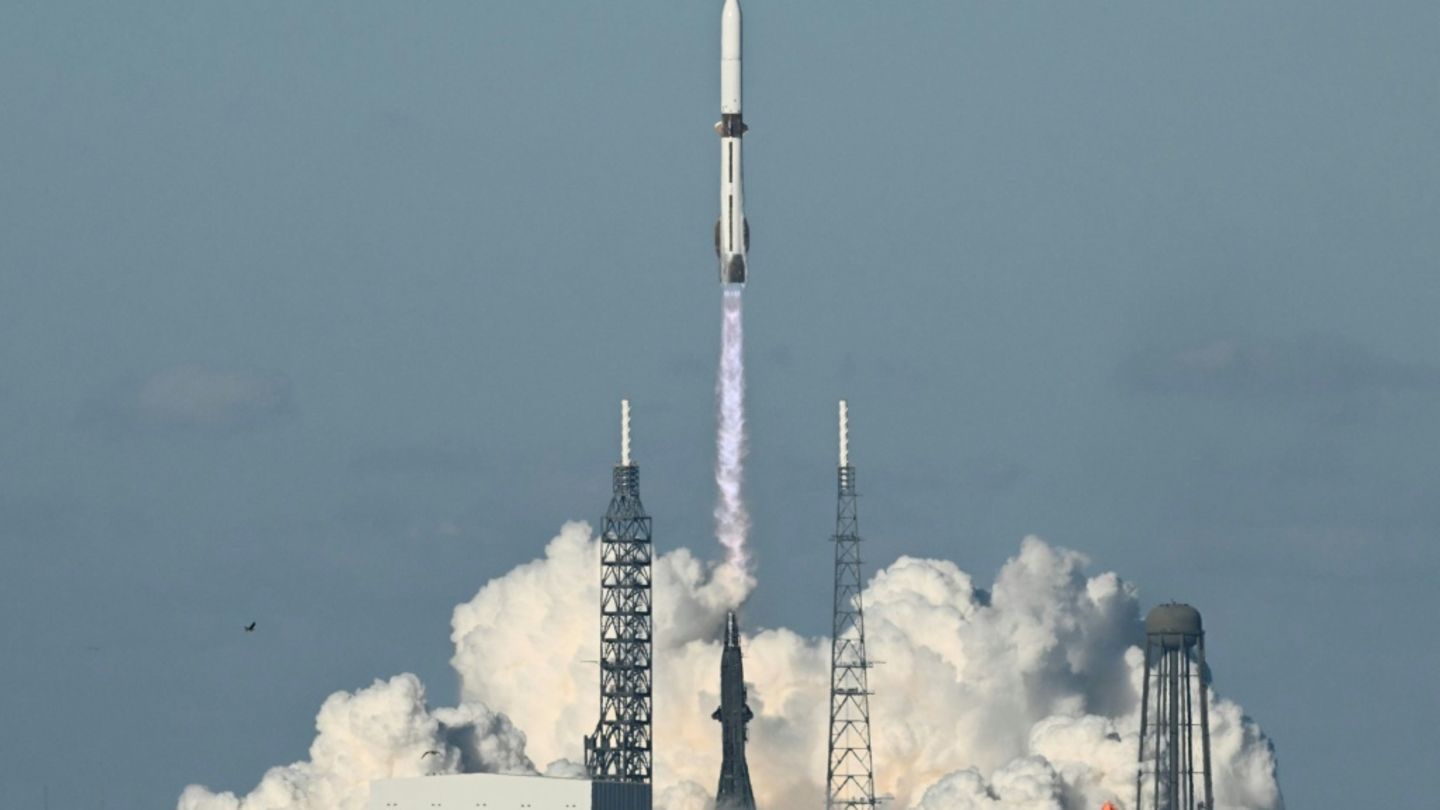 Der Raketenstart von Blue Origin am 13. November