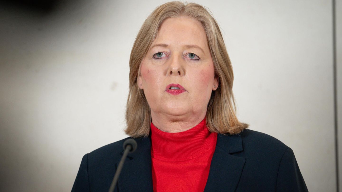 SPD-Arbeitsminister Bärbel Bas bei einem Auftritt