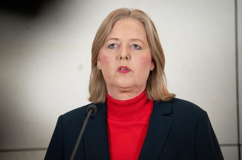 SPD-Arbeitsminister Bärbel Bas bei einem Auftritt