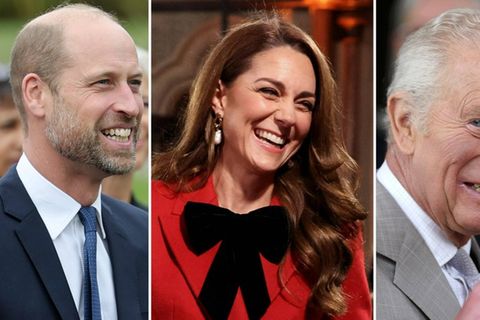 William und Kate gratulieren König Charles (r.) öffentlich zum Geburtstag.