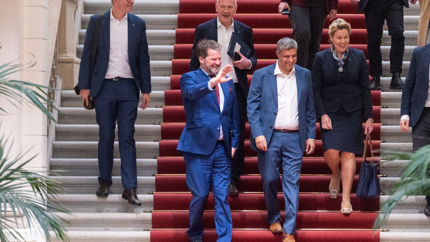 Die Spitzen von CDU und SPD in Berlin treffen sich regelmäßig zum Koalitionsausschuss. Foto: Christophe Gateau/dpa