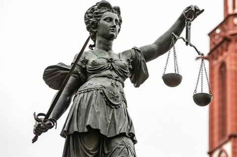 Justitiabrunnen in Frankfurt