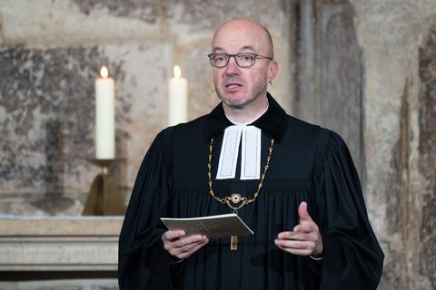 Landesbischof Tobias Bilz wirbt für eine Erneuerung der Kirche (Archivbild). Foto: Sebastian Kahnert/dpa