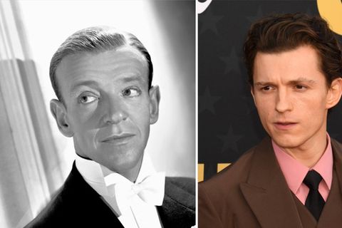 Tom Holland (re.) soll den legendären Tänzer Fred Astaire verkörpern - scheitert das Projekt noch?