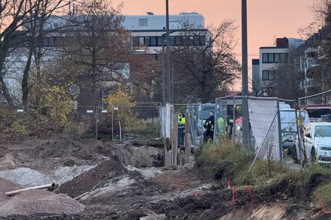 Eine Fliegerbombe wurde in der Nürnberger Avenariusstraße gefunden. Foto: Marius Marthold/Stadt Nürnberg/dpa