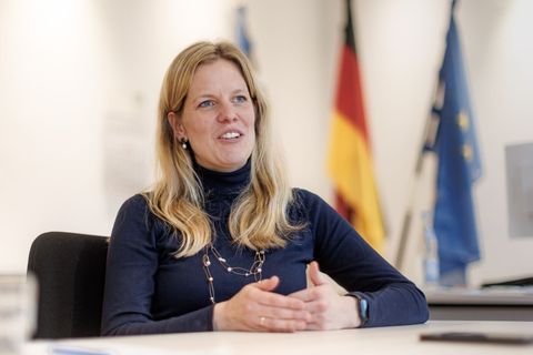 Schleswig-Holsteins neue Landwirtschaftsministerin Cornelia Schmachtenberg. Foto: Markus Scholz/dpa