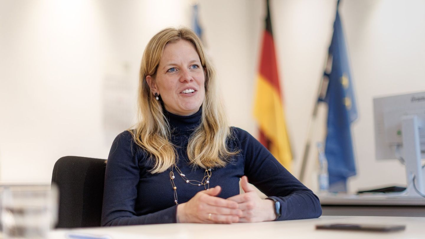 Schleswig-Holsteins neue Landwirtschaftsministerin Cornelia Schmachtenberg. Foto: Markus Scholz/dpa