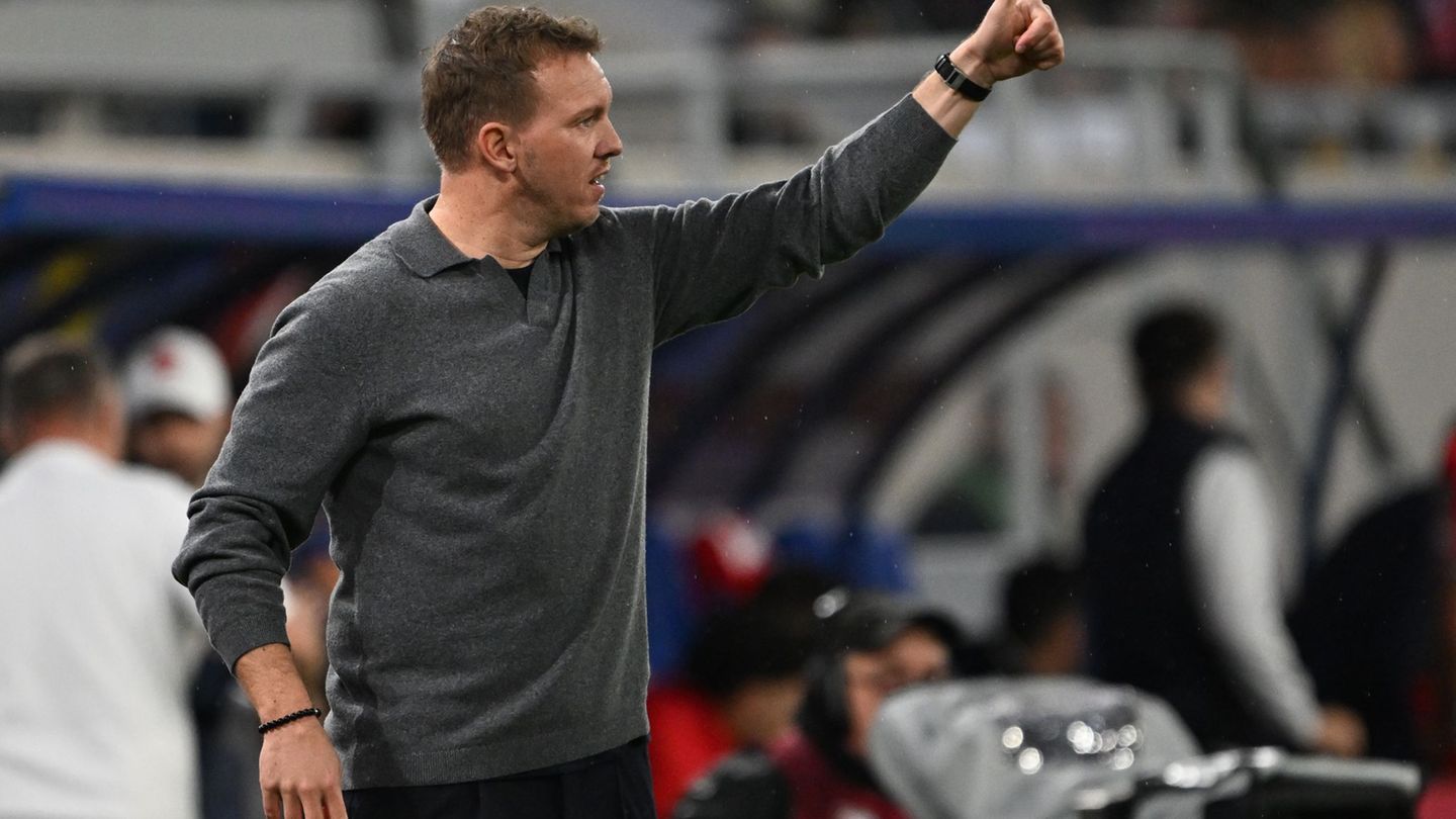 Julian Nagelsmann bereitet sein Team auf die Slowakei vor. Foto: Federico Gambarini/dpa