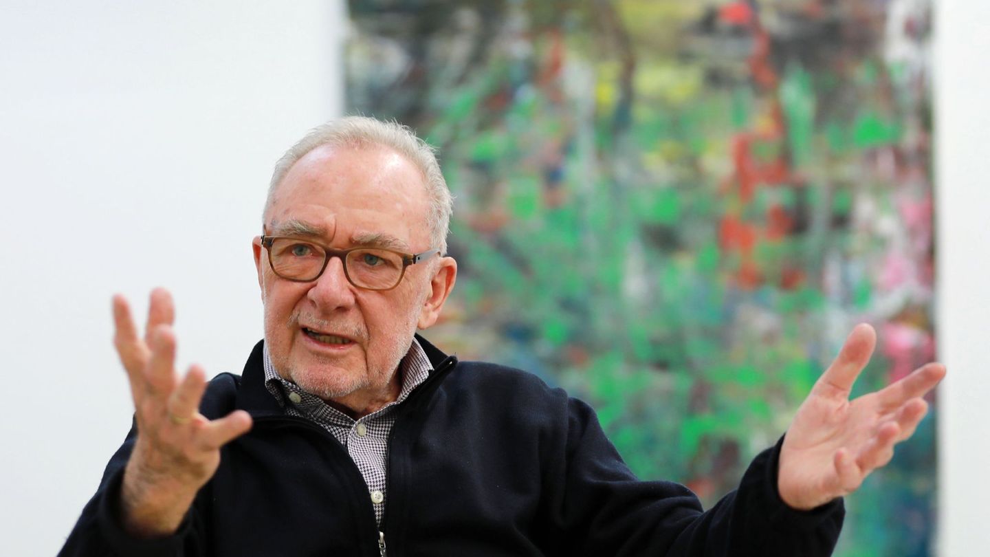 Gerhard Richter führt wieder einmal das Ranking "Kunstkompass" an (Archivbild). Foto: picture alliance / dpa