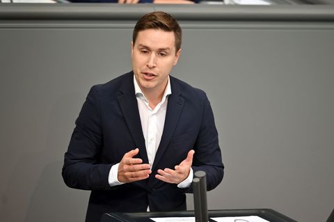 Esra Limbacher bleibt Generalsekretär der SPD an der Saar. (Archivbild) Foto: Rabea Gruber/dpa