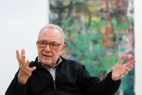Gerhard Richter führt wieder einmal das Ranking "Kunstkompass" an (Archivbild). Foto: picture alliance / dpa