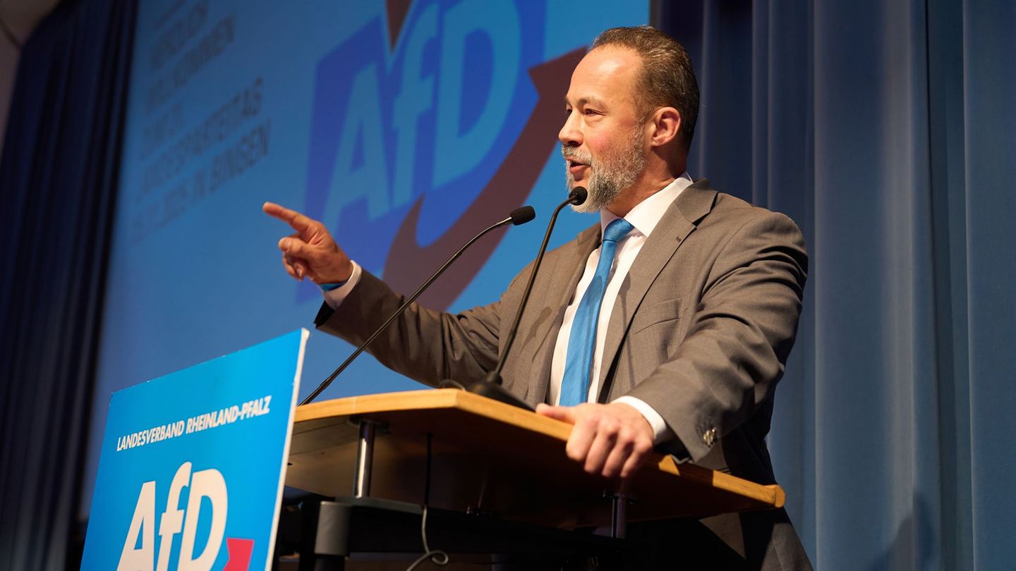 Jan Bollinger ist Spitzenkandidat der AfD bei der Landtagswahl im März. Foto: Thomas Frey/dpa