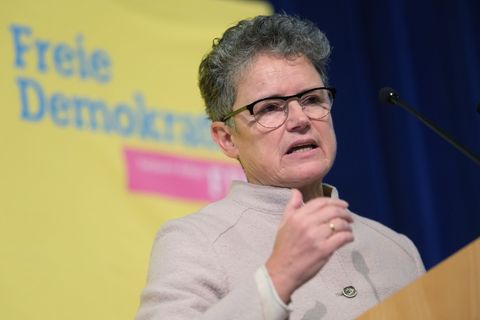 FDP-Landesvorsitzende Lydia Hüskens führt die Liberalen in den Landtagswahlkampf 2026. Foto: Sebastian Willnow/dpa