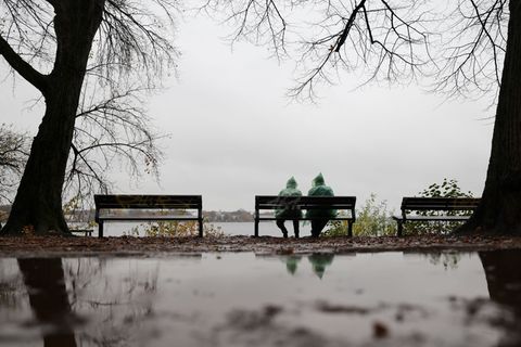 Erstmal ist Schmuddelwetter angesagt. Foto: Christian Charisius/dpa