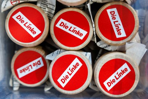 Jojos mit Linken-Logo