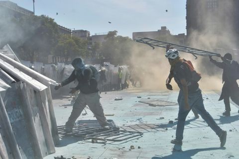 Proteste in Mexiko-Stadt