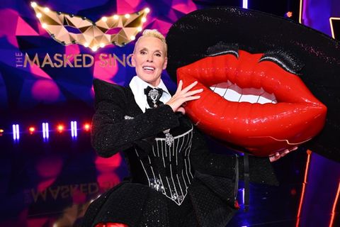 Brigitte Nielsen stand als Kiss auf der Bühne.