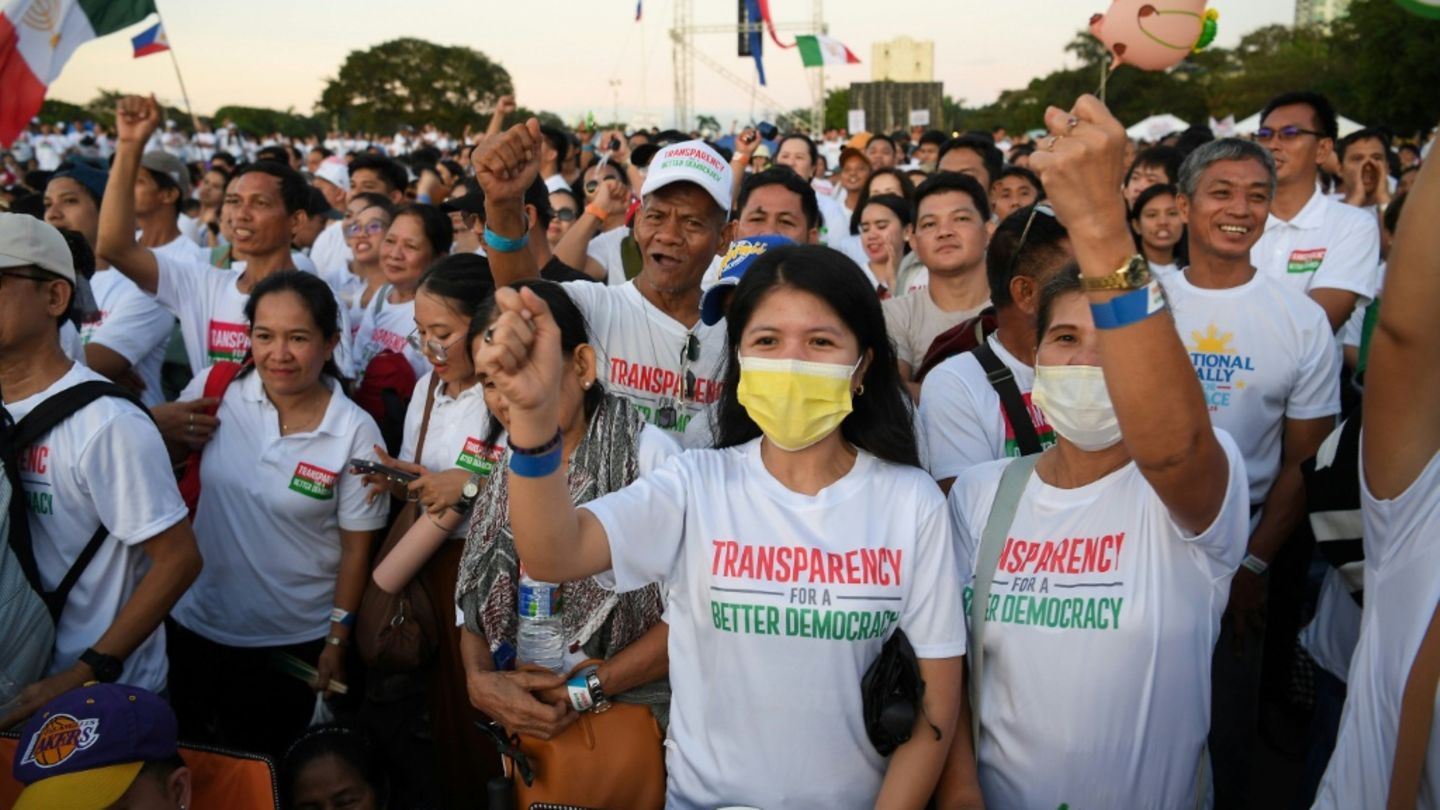 Demonstration gegen Korruption