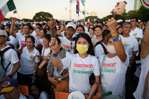 Demonstration gegen Korruption