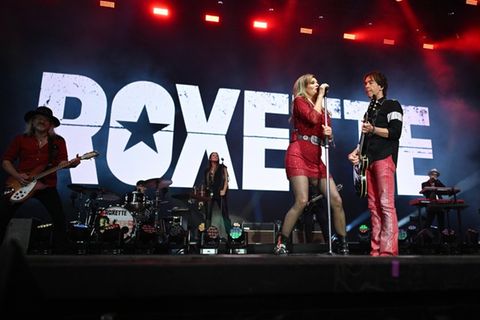 Per Gessle und Lena Philipsson bei einem Auftritt in Göteborg.