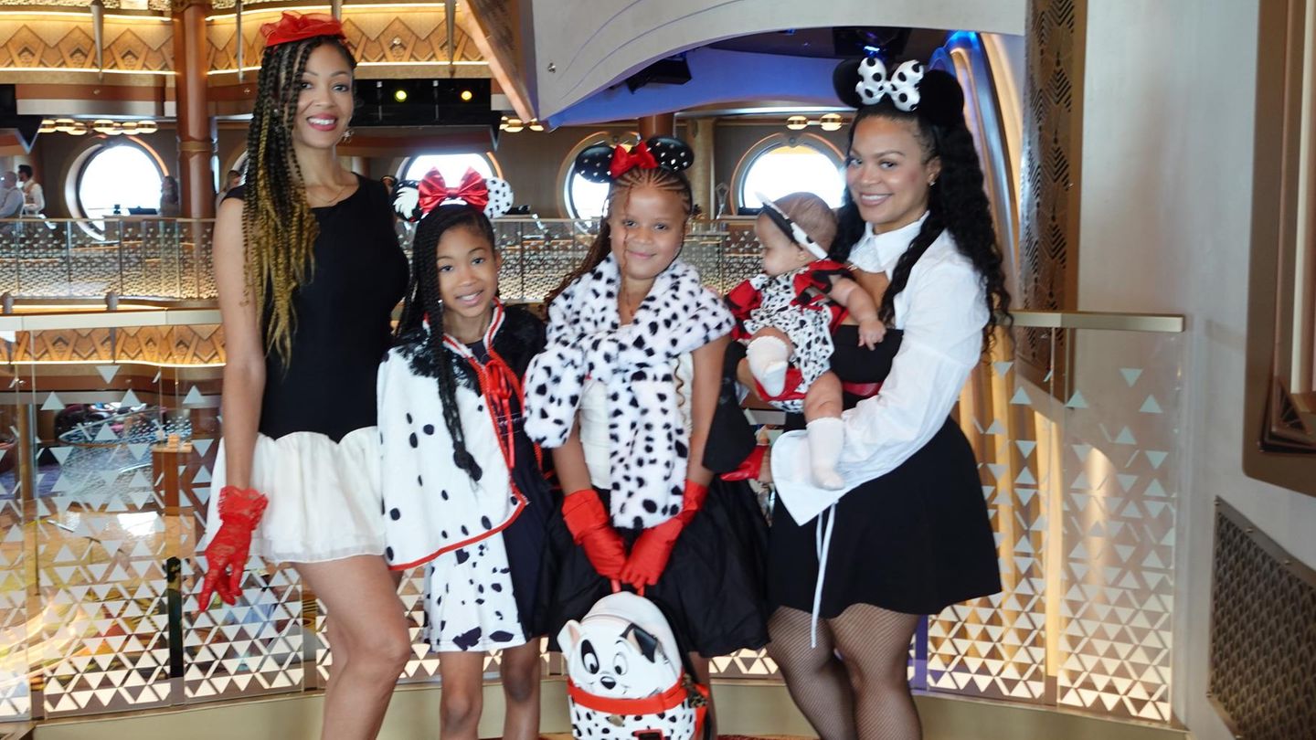 Disney Destiny-Kreuzfahrt-Gäste: Lena, Daniell und ihre Kinder