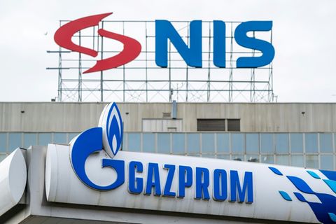 Logo von Serbiens Ölkonzern NIS