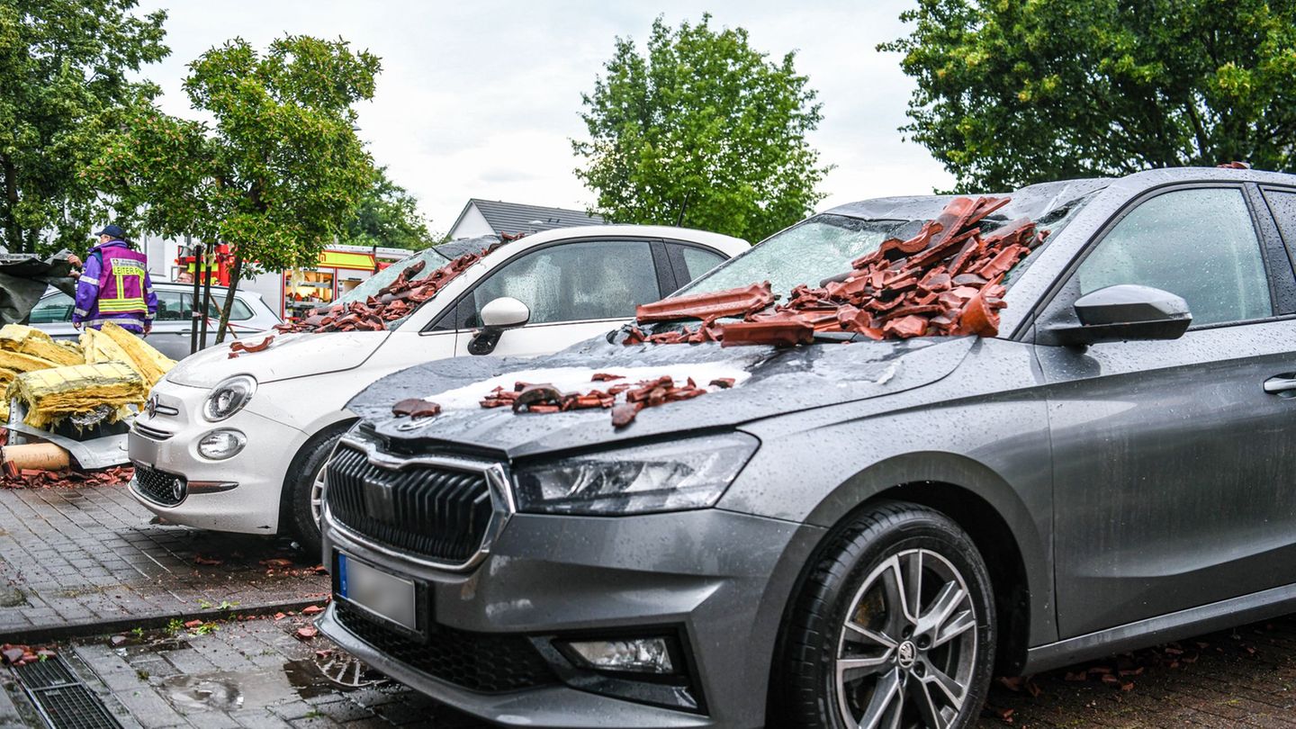 Tornado-Schäden in Ulm-Donaustetten Anfang Juni. In der abgelaufenen Saison wurden in Baden-Württemberg fünf Tornados über Land