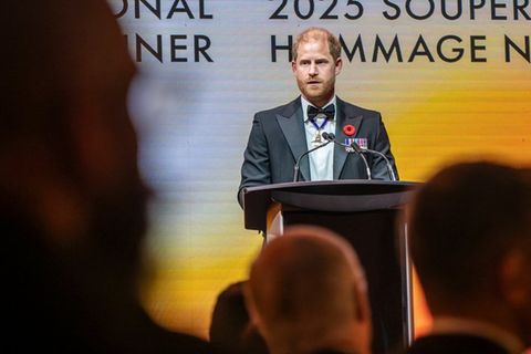 Prinz Harry in Toronto: Während eines Dinners hielt er eine Rede.