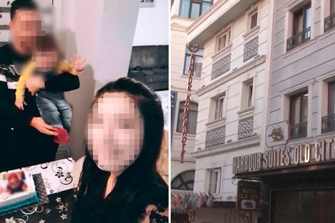 Familie aus Hamburg und Hotel in Istanbul