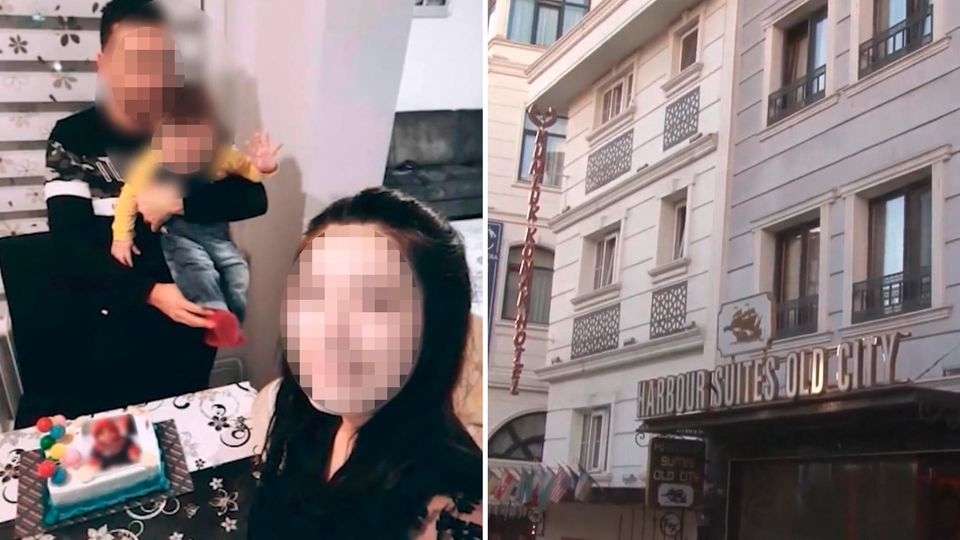 Familie aus Hamburg und Hotel in Istanbul