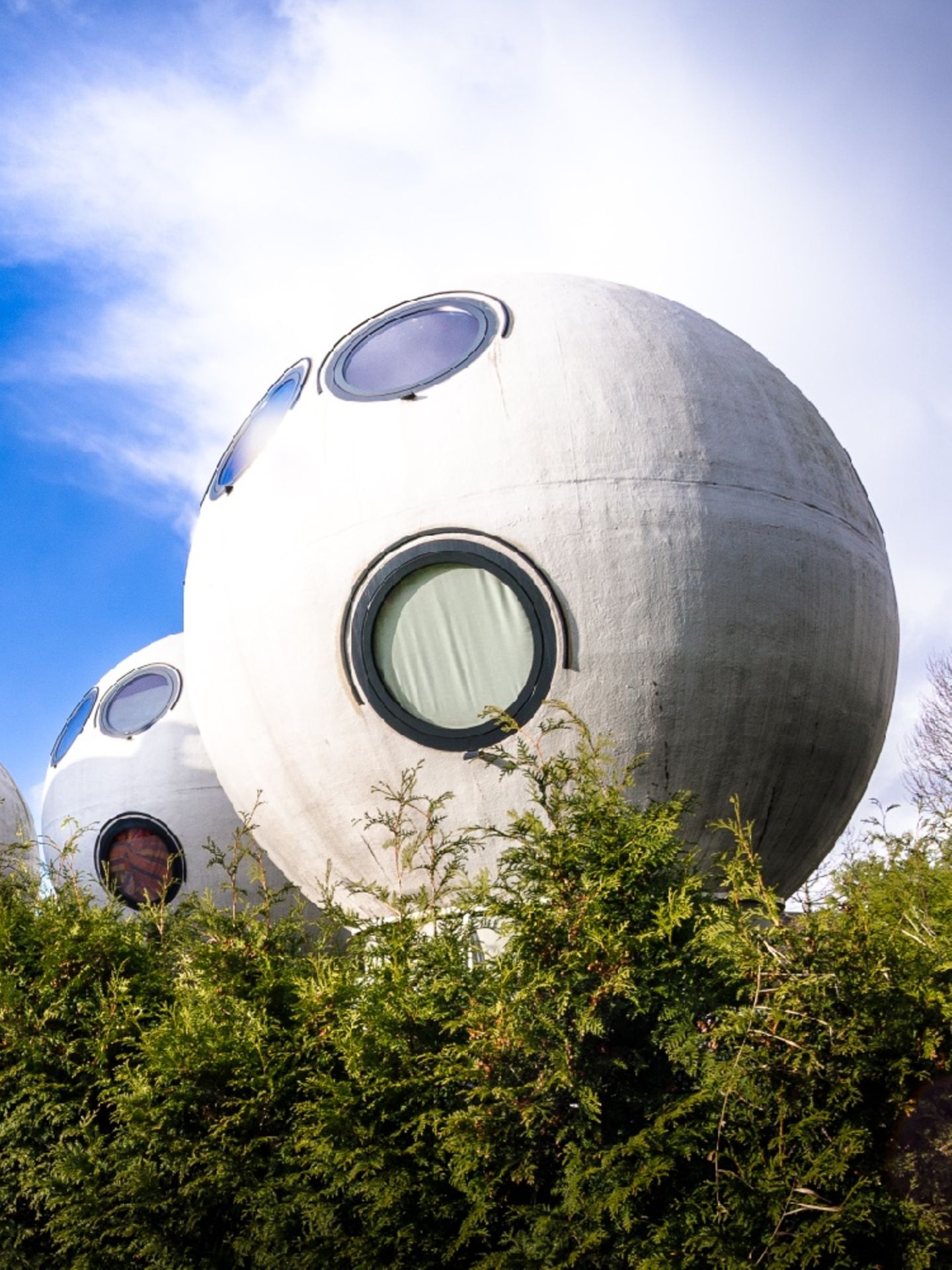 Kugelhäuser in 's-Hertogenbosch, im Süden der Niederlande