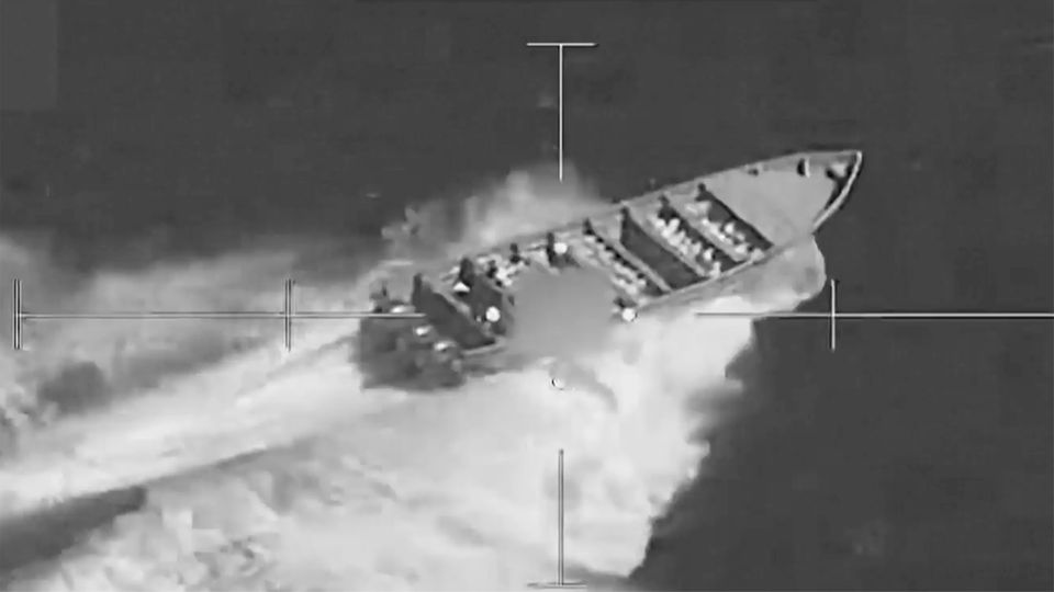 US-Militär sprengt Boot in der Karibik bei voller Fahrt